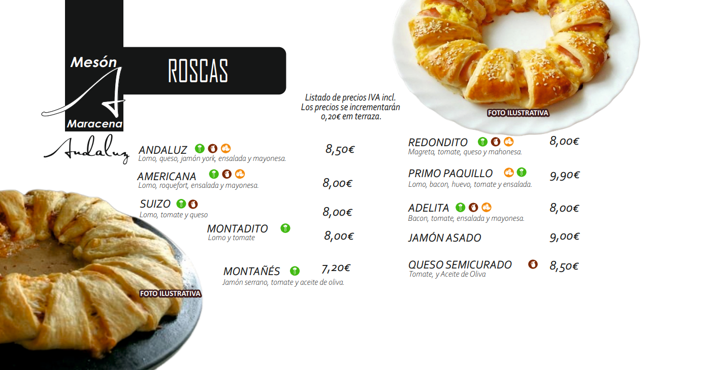 Pagina 6 del menu